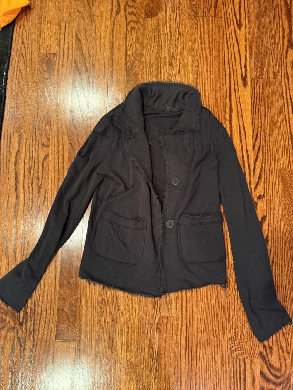Women’s Black Casual Button Blazer